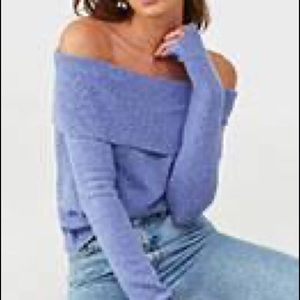 *SOLD*Forever 21 NWT Lavender Off the Shoulder Top